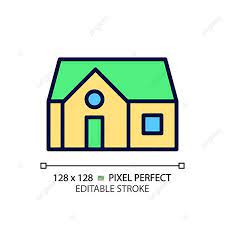 Pixelperfect Rgb Color Icon Of A House