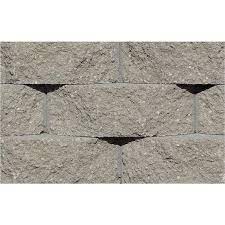 Cottage Stone 4 In H X 12 In W X 8 5 In D Gray Concrete Garden Wall Block 64 Pieces 21 12 Sq Ft Pack