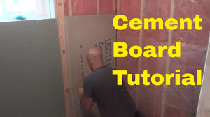 How To Install Cement Board Diy Tile
