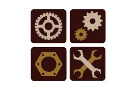 Steampunk Icons Svg Cut File By