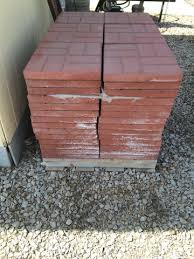 Red Brickface Concrete Pavers 84 Total