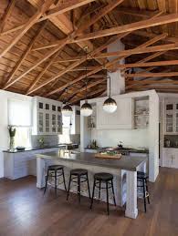 exposed ceiling trusses