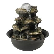 Rock Cascading Tabletop Fountain