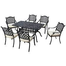 Outsunny 7 Piece Aluminium Patio Dining