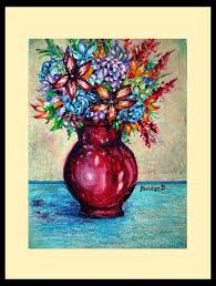 Buy Fl Art Oil Pastel Flowers