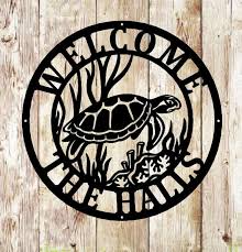 Sea Turtle Metal Wall Art