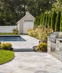 Silver Travertine Pavers Pools Patios