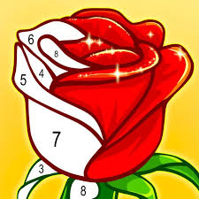 Paint By Number Coloring On The