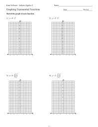 Graphing Exponential Functions Ks Ia2