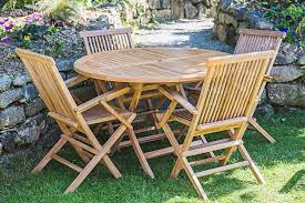 Garden Table And Chairs Teak Sets
