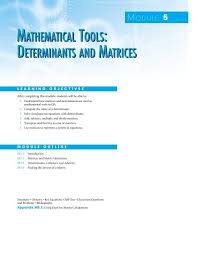 Matrices And Determinants Viplav Kambli