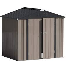 Outdoor Storage Metal Shed Lockable