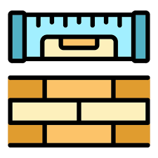 Remodeling Brick Wall Icon Outline
