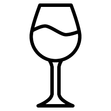 Wine Glass Iconixar Outline Icon