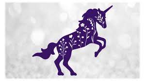Animal Clipart Purple Unicorn Fantasy