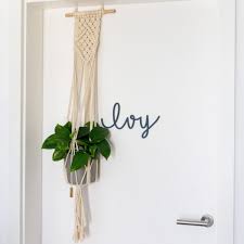 Natural Macrame Plant Hanger The