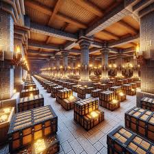 Minecraft Stone And Wood Treasure Room
