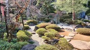 Japanese Rock Garden Stock