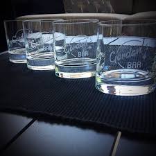 Hand Etched Crystal Glass