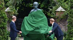 Harry Unite To Unveil Diana Statue