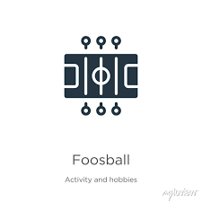 Foosball Icon Vector Trendy Flat