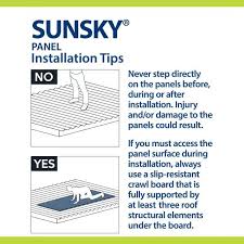 Sunsky 38 In X 6 Ft 5v Crimp