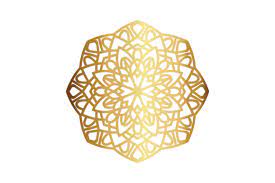 Mandala Icon Gradient Texture Design