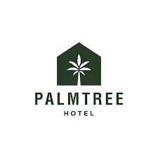 House And Palm Tree Logo Luxury Icon