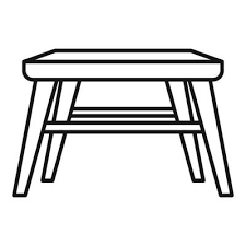 Outdoor Garden Furniture Icon Outline