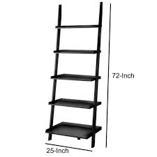 Wooden Ladder Style Shelf