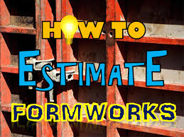 estimate formworks of columns beams