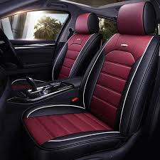 Violet Pu Leather Sporty Car Seat