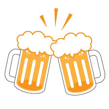 Toast With Beer Mugs Icon Vector Image