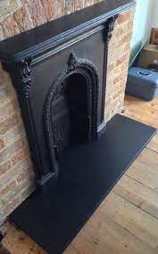 Italian Black Slate Hearths Custom