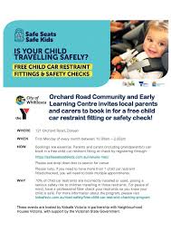 Free Child Restraint Fitting And Check