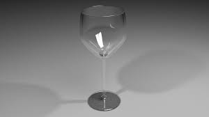Wine Glass Chardonnay 3d Model By