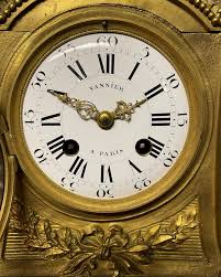 Nice Gilt Bronze Clock From Vannier In