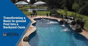 Basic In Ground Pool To Backyard Oasis