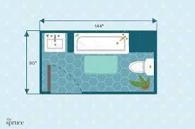 15 Common Bathroom Floor Plans