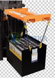 forklift mounted battery lifting beam