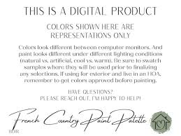 French Country Behr Paint Palette Paint