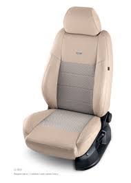 Leather Look Camel Ivory Carseatcover Eu
