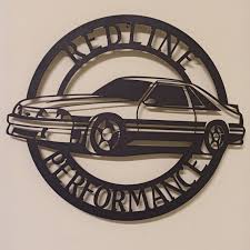 Ford Mustang Metal Sign Fox