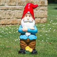 40cm Large Garden Gnome Ornament Lawn
