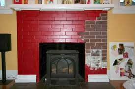 Painting Red Brick Fireplace In 2018