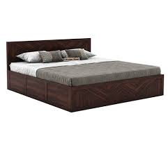 Buy Fidora Sheesham Wood Bed With Box