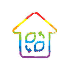 Outline Drawing Sign With Lgbt Style