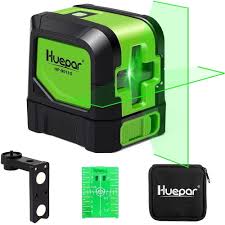 huepar cross line laser level green