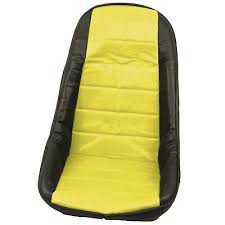 Yellow Vinyl Low Back Bucket Seat Cover