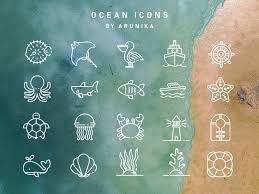 Ocean Icons Beach Icon Animal Icon Icon
